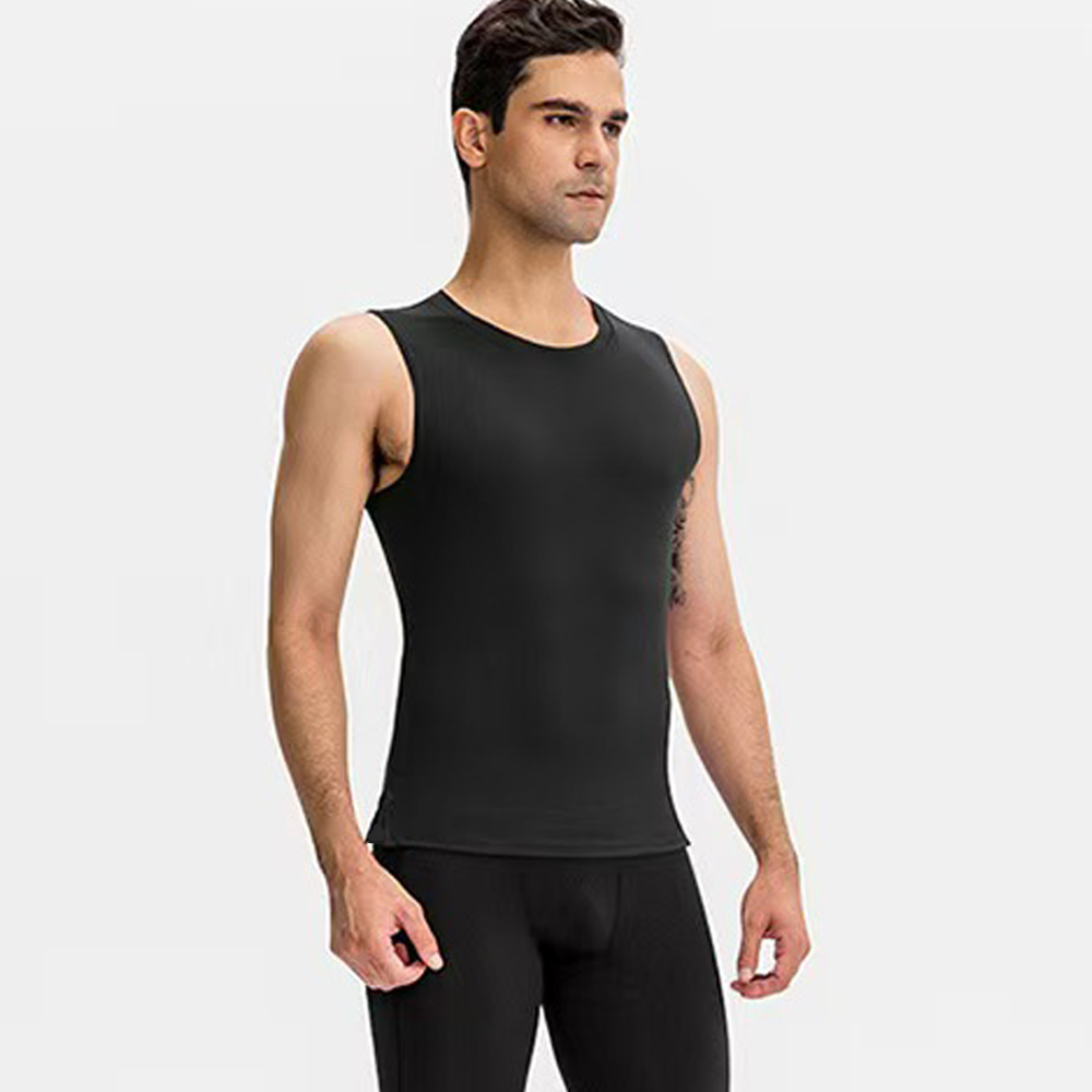 Running Gear - เสื้อกล้ามผู้ชายสีพื้น แห้งเร็ว แฟชั่น ยืดหยุ่นสูง ใส่สบาย กระชับ
