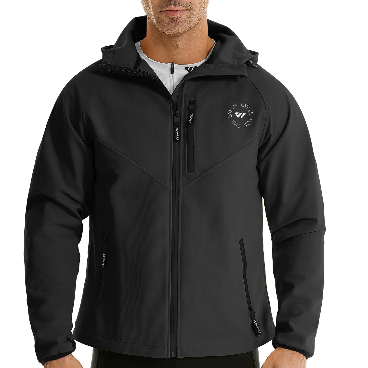 Running Gear For Winter - Wulibike ฤดูหนาวเสื้อขี่จักรยานผู้ชายเสื้อแจ็คเก็ตกันน้ําผู้ชายเสื้อแจ็คเก็ตปีนเขา windproof Neutral สภาพอากาศเย็นเกียร์