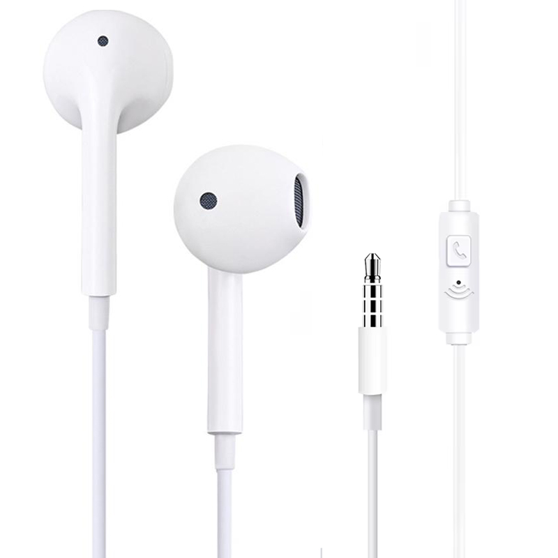 Running Gear Headphones - ชุดหูฟังแบบมีสายขนาด 3.5 มม. พร้อมไมโครโฟนสำหรับสมาร์ทโฟน คอมพิวเตอร์ แท็บเล็ต