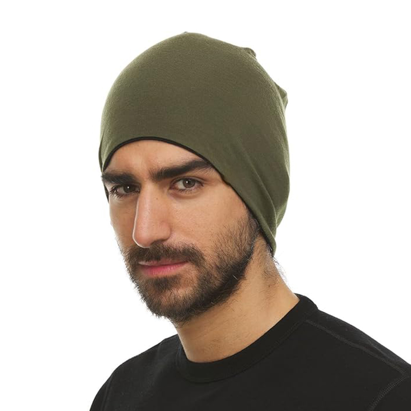 Running Gear For Winter - หมวกบีนนี่ขนแกะเมอริโน 100% สำหรับทุกเพศ อุ่นสบายสำหรับฤดูหนาว หมวก 2