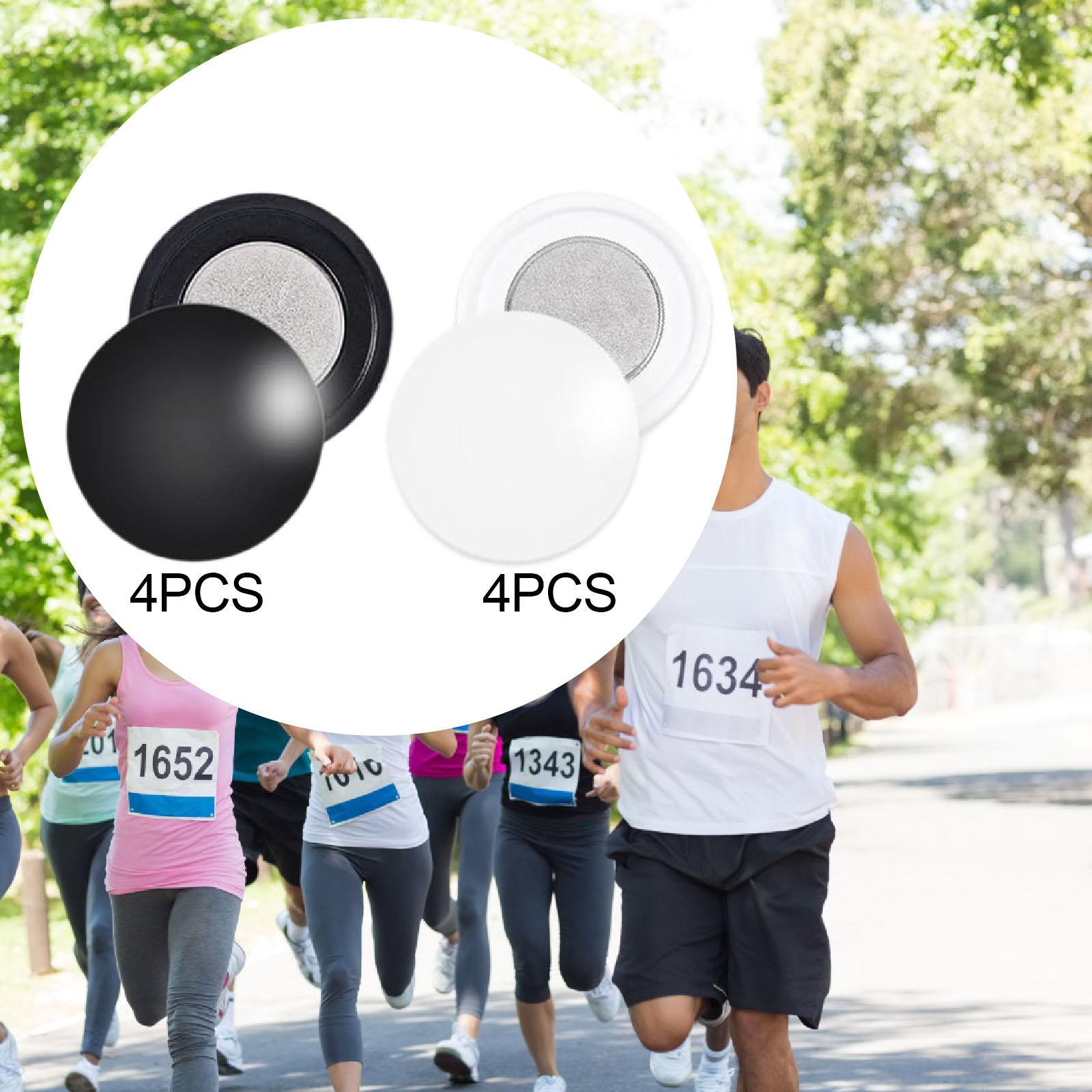 4 คู่ Magnetic Race Bib คลิปวิ - Running Gear Parts บทวิจารณ์และราคา
