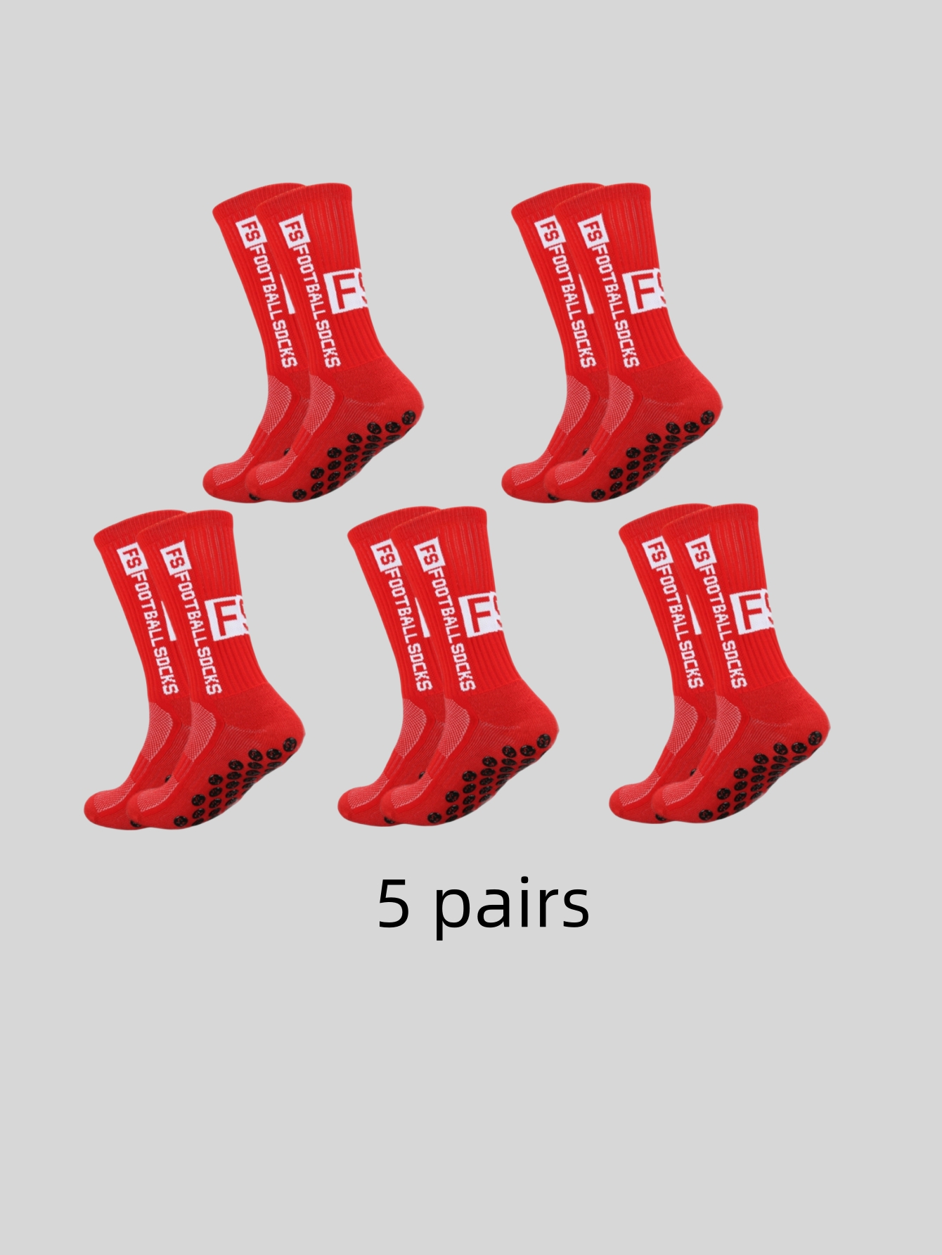 จุดกาวหลากสี 5 คู่สําหรับป้องก - Anti Blister Sock บทวิจารณ์และราคา