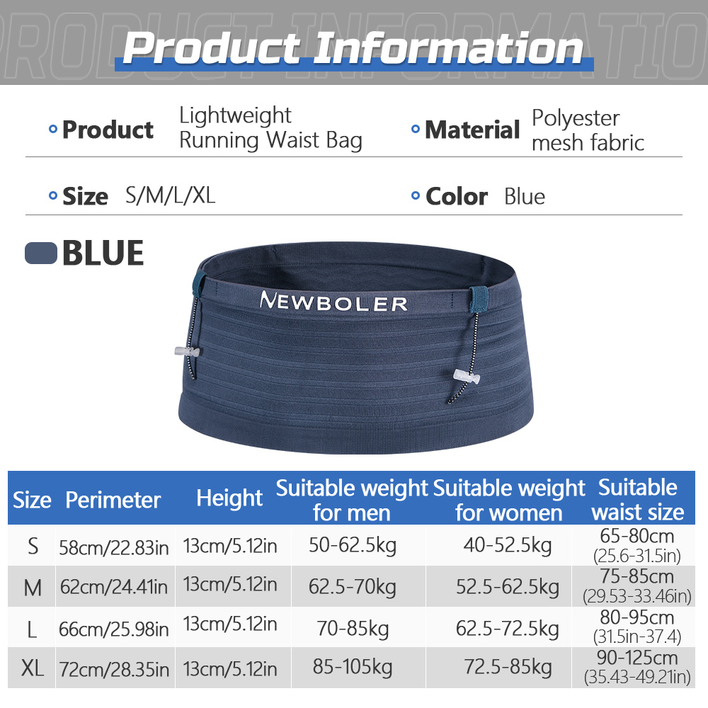 NEWBOLER กระเป๋าคาดเอวแบบยืดหย - Running Gear Organizer บทวิจารณ์และราคา