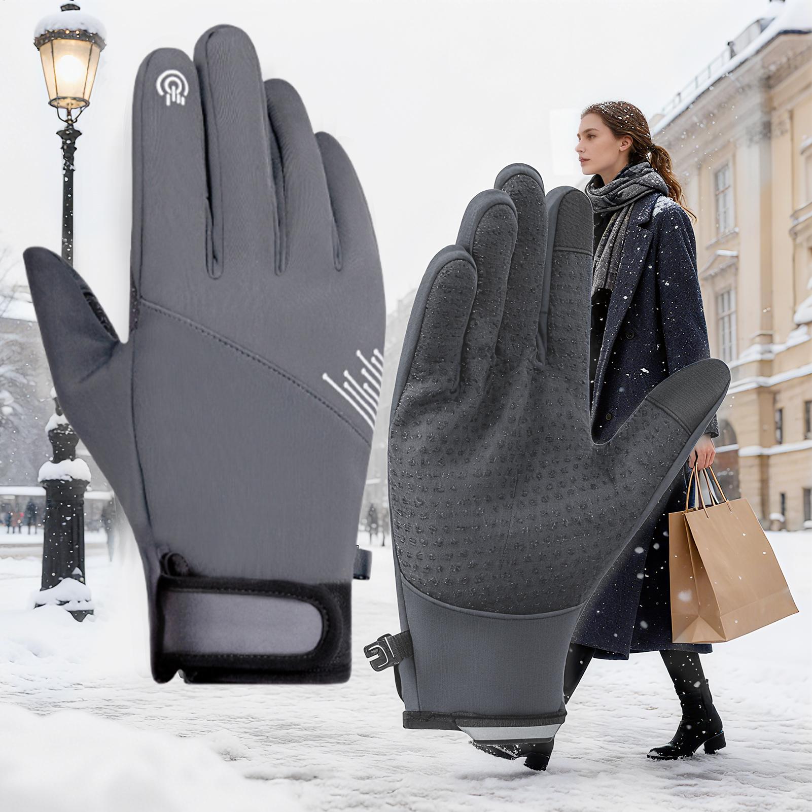 ถุงมือฤดูหนาวผู้หญิงกันลมหน้าจ - Running Gear For Winter บทวิจารณ์และราคา
