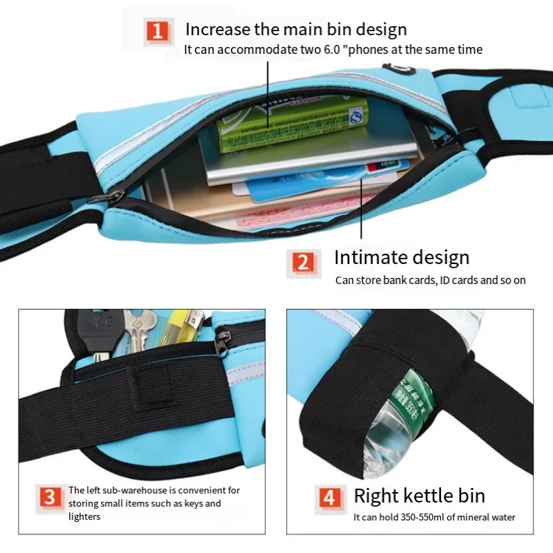 1 PC กระเป๋าวิ่งผู้หญิงเอวกระเ - Running Gear Organizer บทวิจารณ์และราคา